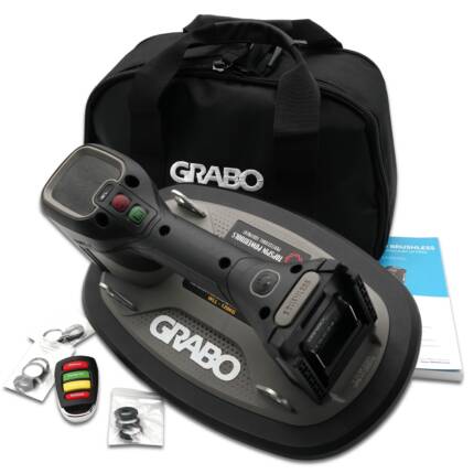 GRABO Brushless Professioneller Digitaler Vakuum Saugheber. Kompatibel mit Akkusystemen der führenden Hersteller