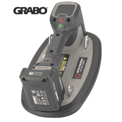 GRABO Brushless Professioneller Digitaler Vakuum Saugheber. Als Komplettset inkl. GRABO 2,6Ah 18V Akku und Ladegerät