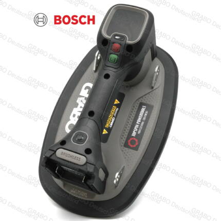 B-Ware GRABO Brushless Professioneller Digitaler Vakuum Saugheber für Bosch Professional/Expert Akkusystem